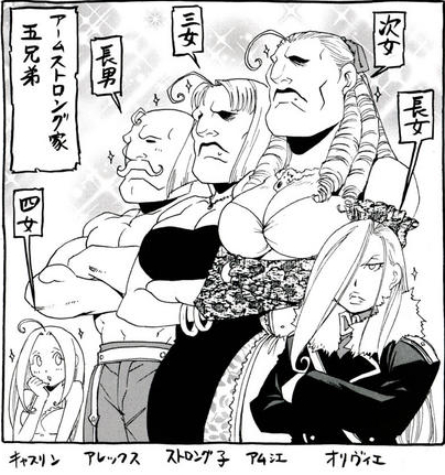 Armstrong Family Fullmetal Alchemist Wiki Fandom