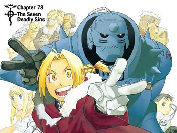 Edward Elric vs. Greed Fullmetal Alchemist manga volume 7 chapter