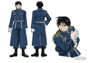 Roy's concept wearing his military uniform.