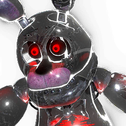 3D file FNAF / FIVE NIGHTS AT FREDDY'S Black Heart Bonnie 💜・3D