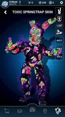 FIVE NIGHTS AT FREDDY'S Springtrap Toxic FILES FOR COSPLAY OR ANIMATRONICS