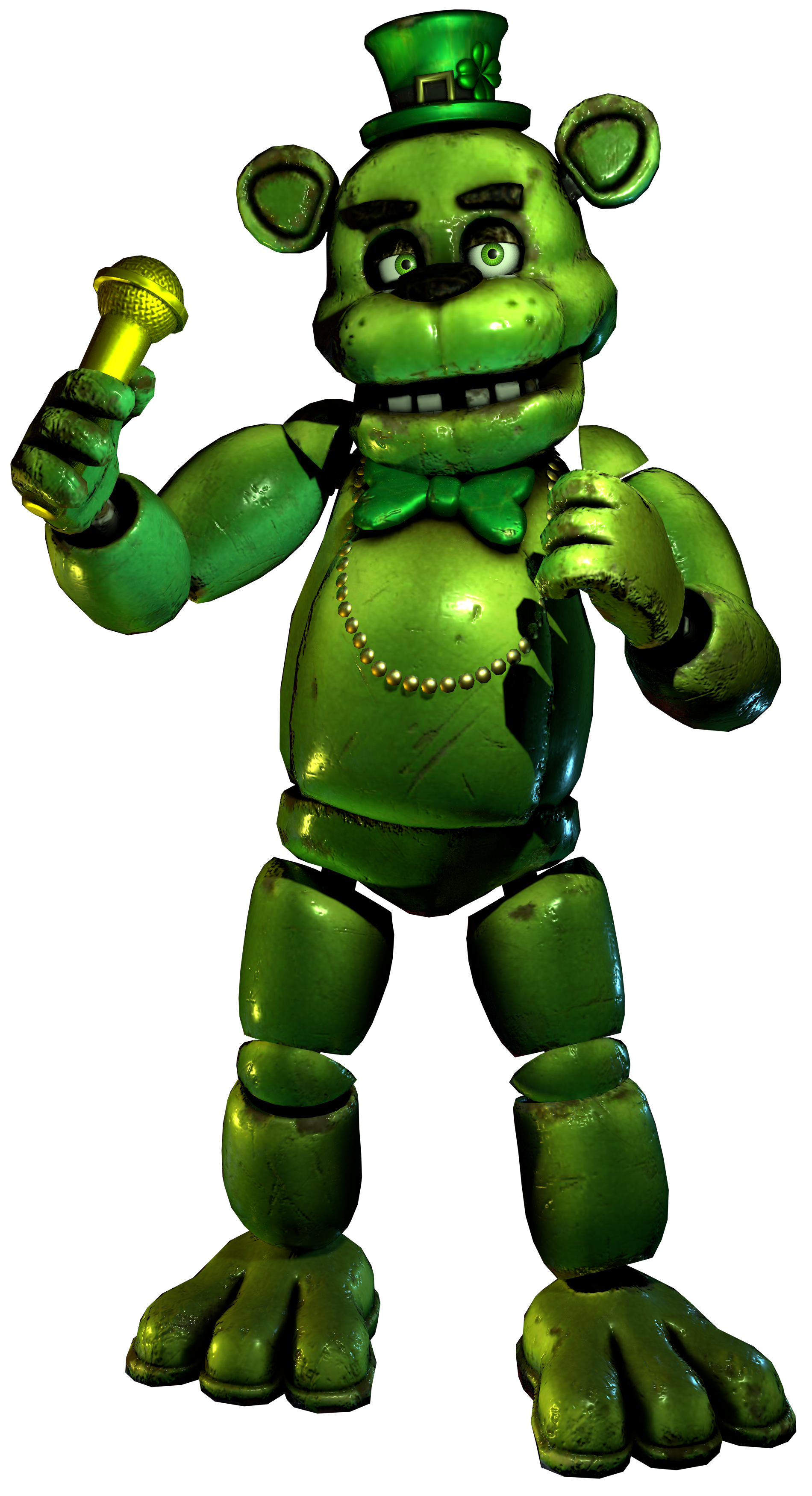 Steam Workshop::[FNAF WORLD] Shamrock Freddy