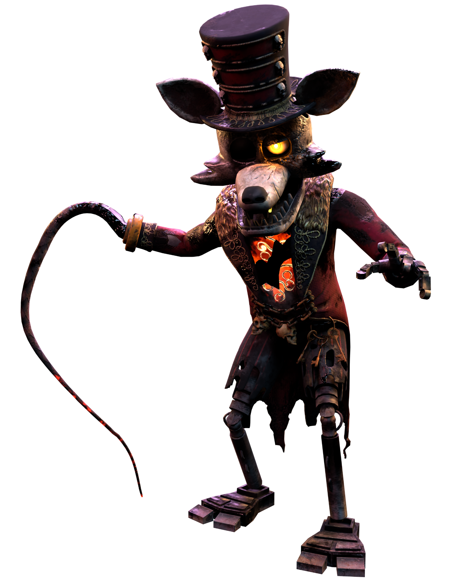 FNAF ANIMATRONIC FOXY THE PIRATE action figure size 9 Five Nights