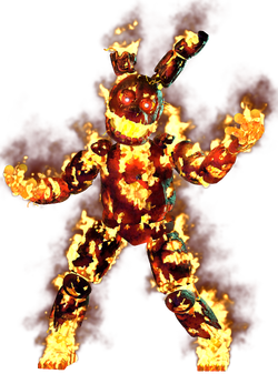 Flaming Springtrap, Five Nights at Freddys AR Wiki