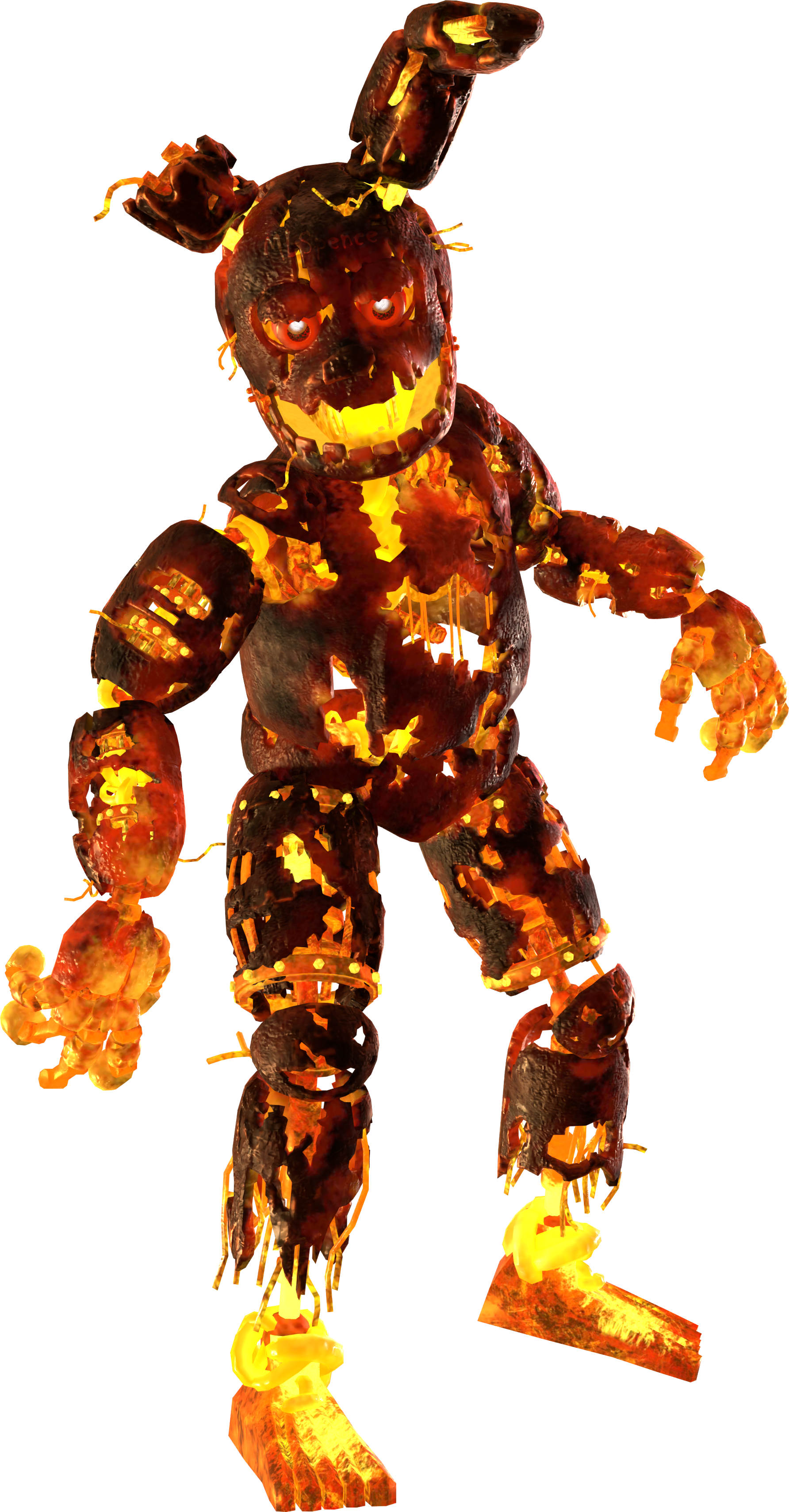Flaming Springtrap, Five Nights at Freddys AR Wiki