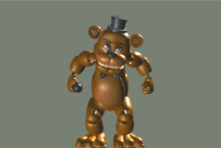 what a bunch of jokrs — “Freddy's jumpscare in FNAF1 looks like he's