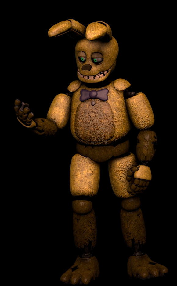 Springbonnie is innocent on account of that he is just a fella #FNAF # springbonnie #fredbear #fivenightsatfreddys