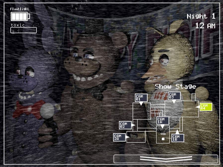 five nights at freddy's, Five Nights at Freddy's 2 camera template by  KaleidonKep99 on