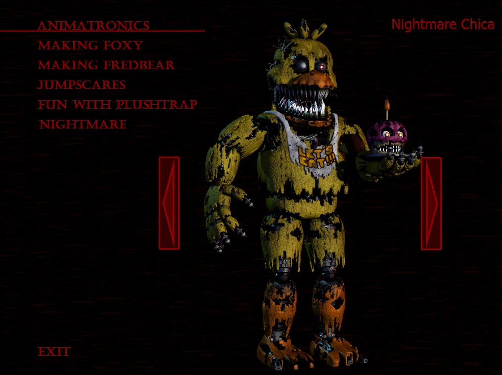 Five Nights at Freddy's 4 Nightmare CUPCAKE Jumpscare (FNAF 4