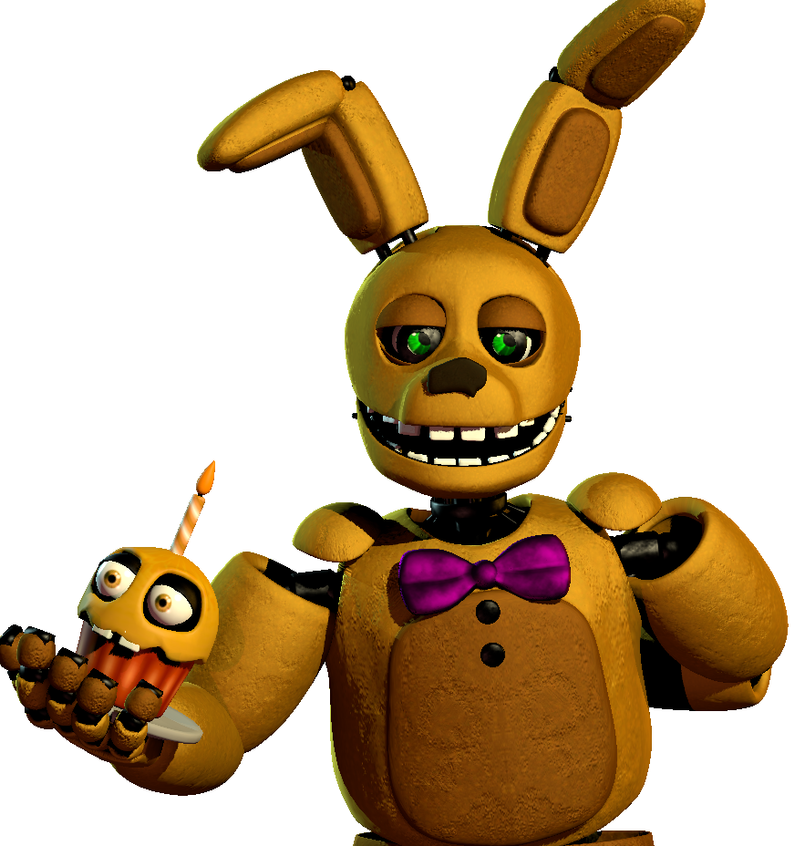 Картинки спринг бонни на белом фоне