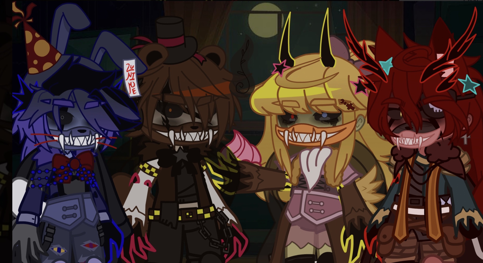 Nightmare Fred Bear Gacha Club