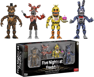 Five nights at freddy's hotsell collectible vinyl figure set