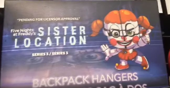 Five Nights at Freddy's Sister Location Hangers