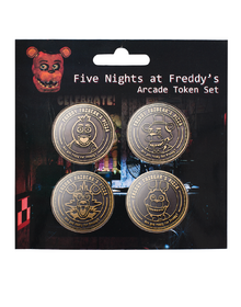 Sanshee Fnaf Arcade Tokens Set Packaging Front