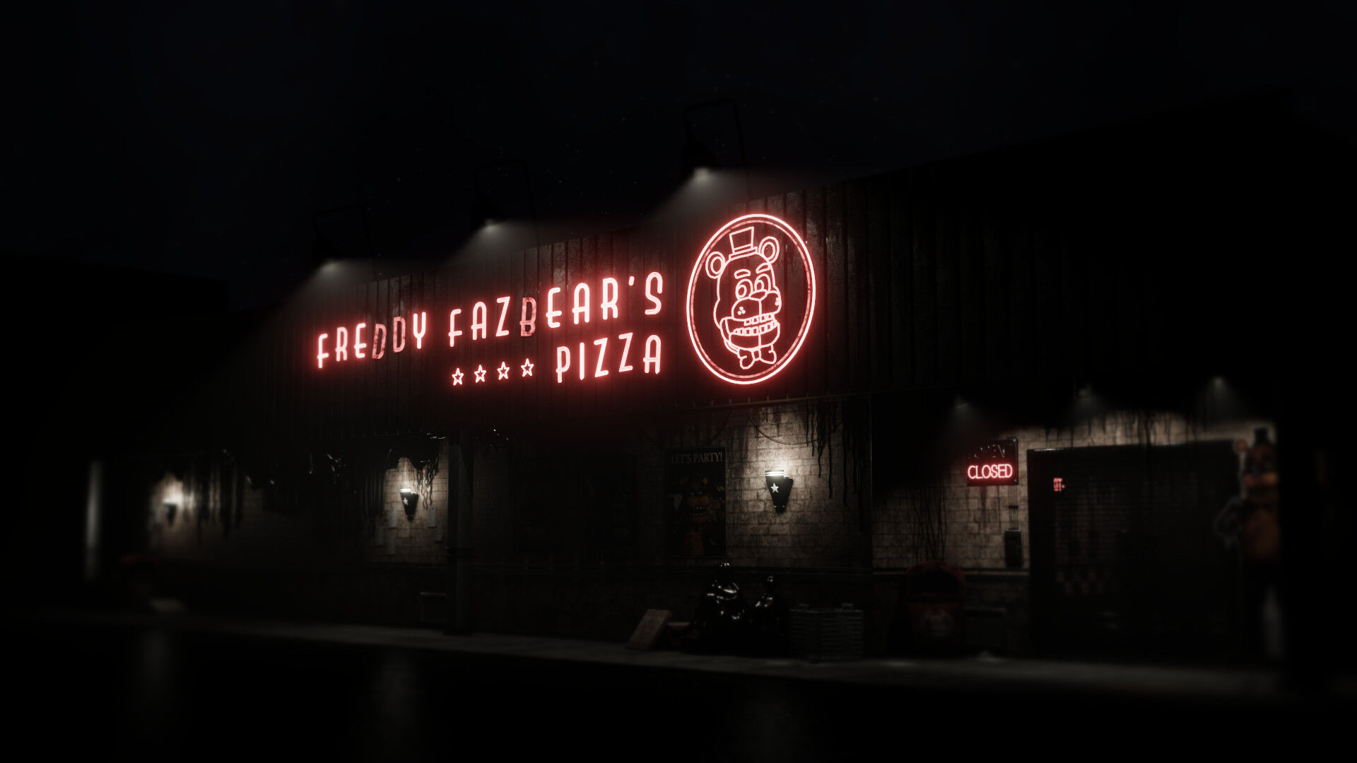 Making fnaf 1 pizzeria box build 