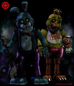 FNaF 1 and FNaF Plus Screenshots comparison (Images used from both