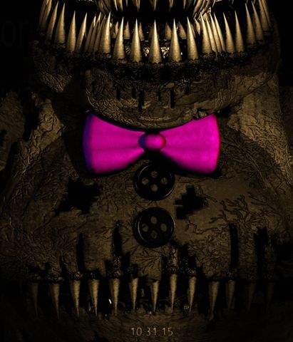 Nightmare Fredbear was scaled to be… freakishly tall. : r