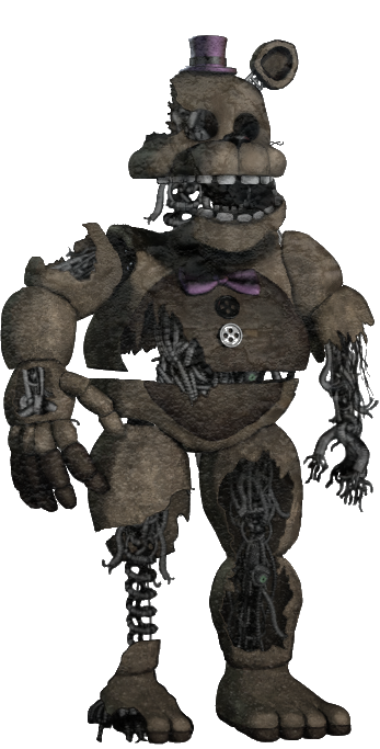 Who is collapsed Fredbear, what fan-game is he from? I stumbled upon this  cool looking reimagining of Fredbear on the FNaF roleplay Wiki and it got  me curious as to what game