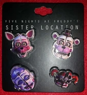Sister Location Pins.