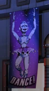 PosterBallora.png (87 KB) Ballora's Poster as seen on the Elevator, saying "Dance!".