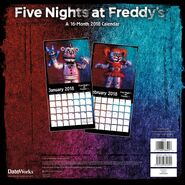 Circus Baby's calendar with Funtime Freddy's calendar.