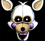 Lolbit, as seen on the monitors in Custom Night.