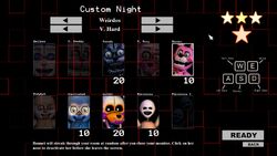 Custom Night, FNaF Sister Location Wikia