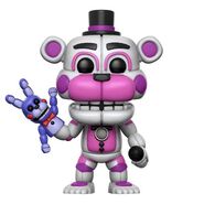 Bon-Bon with Funtime Freddy in their Funko POP! Figure.