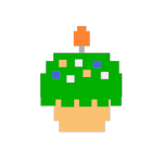 The green cupcake icon.