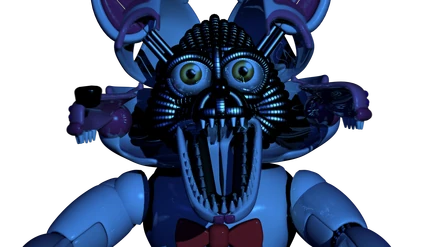 The Last Frame of Funtime Foxy's Jumpscare.