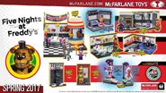 The new McFarlane sets, including new Sister Location sets.