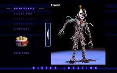 Five Nights at Freddy's Sister Location Extras Menu