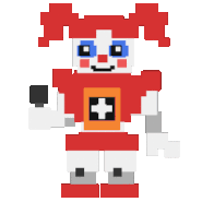 Circus Baby Idle left in her minigame.