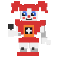 Circus Baby Idle left animation.