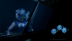 An unused image of Ballora staring at the player from Ballora Gallery.