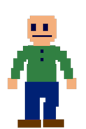 3231.png (3 KB) One of the green-shirted people in Michael Afton's Cutscenes, suspicious of Michael's decaying body.