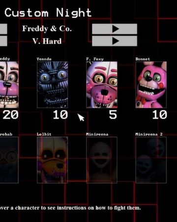 Custom Night Fnaf Sister Location Wikia Fandom - bereghost plays roblox five nights at freddy& 39