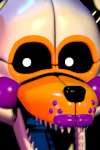 Lolbit in the Custom Night Menu.