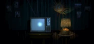 The TV on in Michael's Home. (Full animated view)
