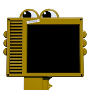 HandUnit before his glitchy keypad turns on.