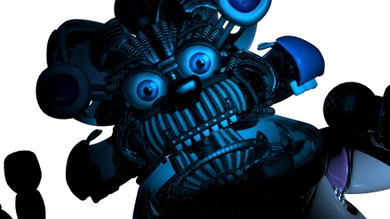 The Last Frame of Funtime Freddy's Jumpscare.