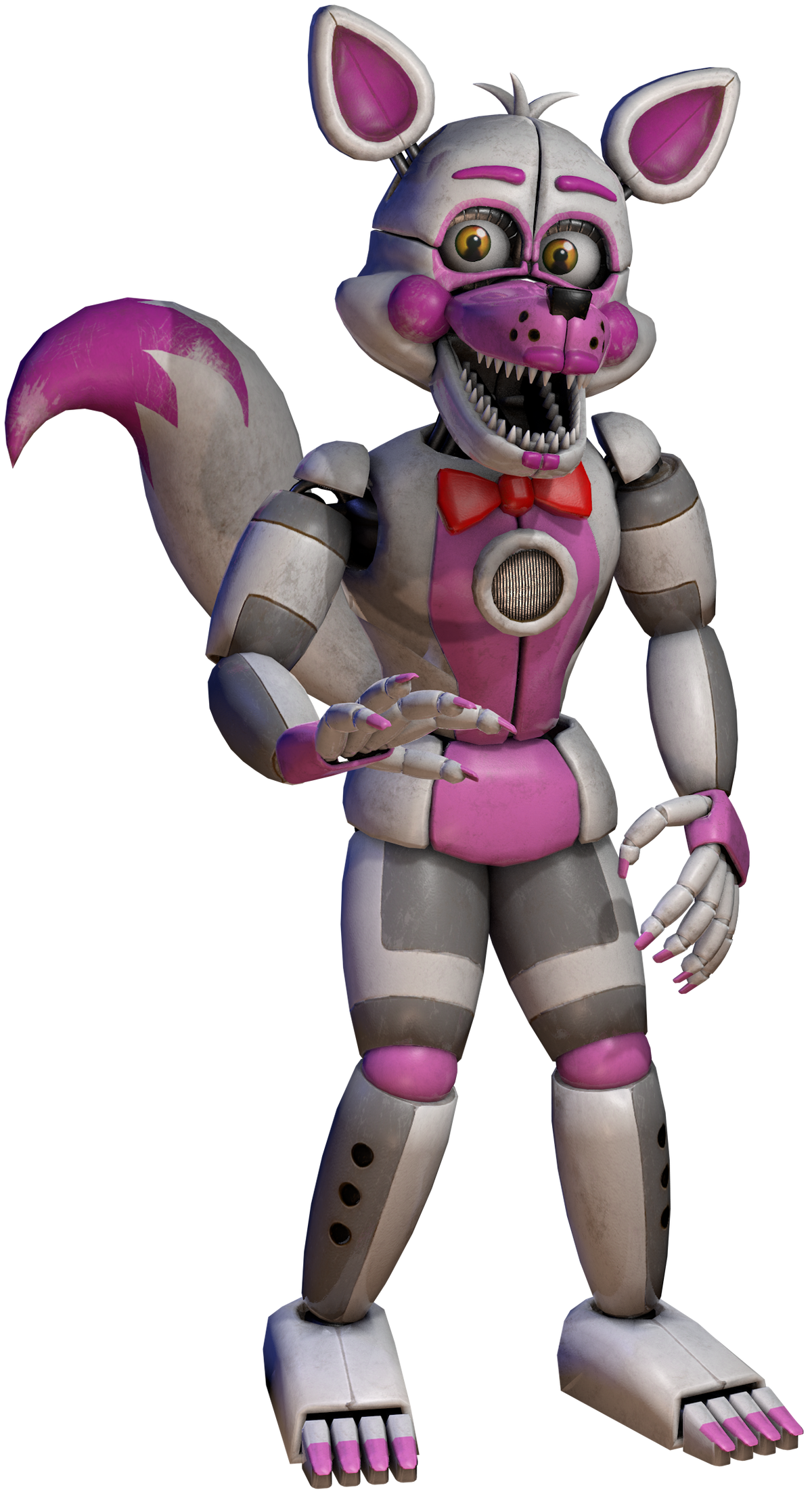 According to FNAF 2 there was a location with these characters with foxy  being replaced with Funtime foxy being put in the parts and service  alongside springbonnie, this location was possibly the