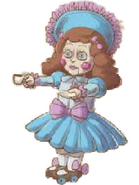 This is a Cutout of Ella, the only one of Charlie’s toys who is in mint condition. She has made an appearance in The Silver Eyes in the closet, The Twisted Ones untouched by the storm, and in The Forth Closet sitting in the corner of Burke’s Office.