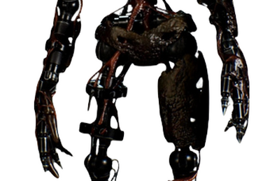 240919 - safe, artist:skeleion, glitchtrap (fnaf), animatronic, fictional species, lagomorph, mammal, rabbit, robot, anthro, five nights at freddy's, five nights at freddy's: security breach, 2023, black nose, breasts, clothes, detailed background, digital