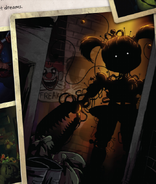 Scrap Baby from Freddy Fazbear's Pizzeria Simulator.