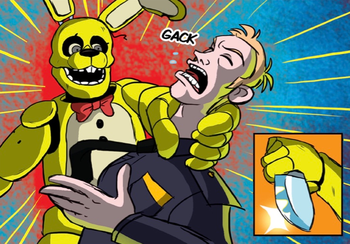 Melted Springtrap And Molten Freddy Chase Gregory Ending Five Night At Freddy's  Security Breach 