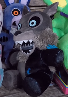 Twisted Wolf prototype plush