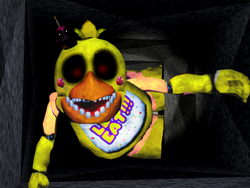 I feel like Withered Chica would have looked better if she never had her  jaw at all (yes, I know the Igniteds ran with this already) (Model and  render by LetTric, asset