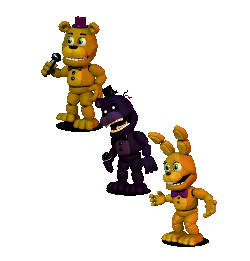 fredbear and springbonnie | Sticker