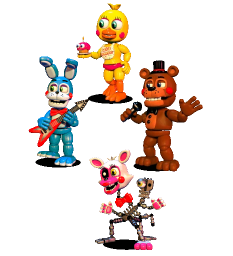 CRIEI TODOS OS TOYS ANIMATRONICS SÓ QUE WITHERED no ROBLOX Animatronic  World PARTE 2 